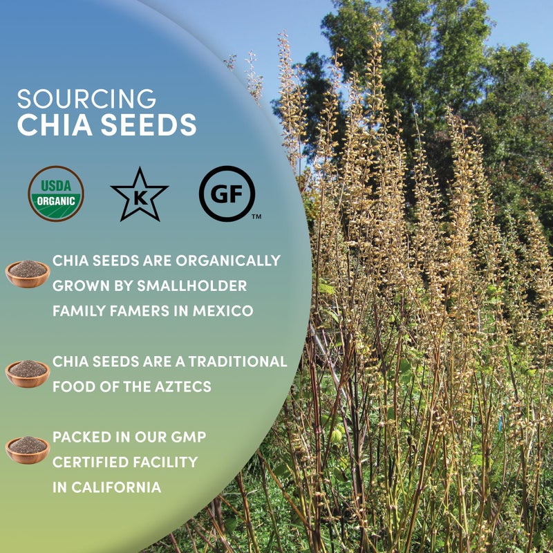 Worldwide Botanicals Organic Ground Chia Seeds, 1 Pound - Excellent Source of Fiber, Protein, and Omega-3 Fatty Acids | Gluten-Free | Vegan | Non-GMO | Kosher - Image 5